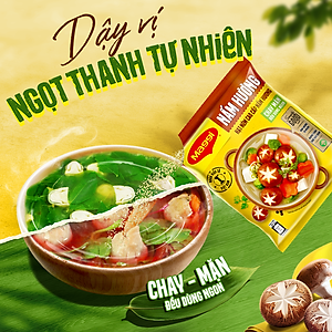 Hạt nêm cao cấp MAGGI vị Nấm Hương gói 450g