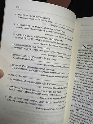  HÀNH TRÌNH CỦA TRẦN ĐỨC THẢO - Hiện tượng học và chuyển giao văn hóa  - JOCELYN BENOIST và MICHEL ESPAGNE Chủ biên – NXB ĐHSP