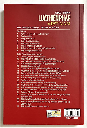 Sách - Giáo trình Luật hiến pháp Việt Nam (Tái bản lần thứ nhất)