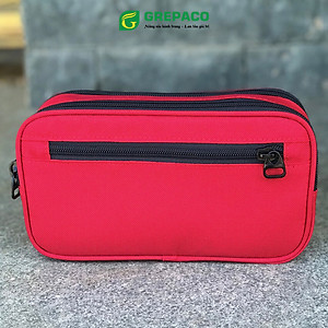 Túi Hộp Đựng Bút Viết Grepaco Bằng Vải Bố Canvas Tote Đẹp Nhiều Ngăn Size Lớn Đa Năng Dành Cho Học Sinh, Sinh Viên, Dân Văn Phòng Đựng Dụng Cụ Đồ Dùng Học Tập, Mỹ Phẩm, Phụ Kiện Đồ Cá Nhân – Hàng Chính Hãng