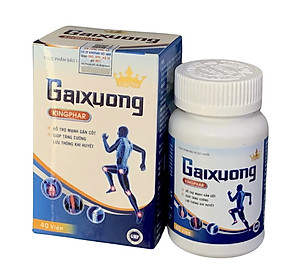 Viên uống Gai xương Kingphar, hộp 40v, hỗ trợ giảm đau lưng, do gai cột sống