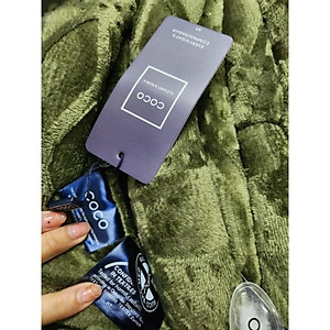 Chăn Nỉ Lông Cừu COCO Siêu Ấm - Mền COCO Xuất Nhật Dày Mịn, Kèm Túi Xách, Kích Thước 2mx2m3, Nặng 4kg - Hàng Chính Hãng MINIIN