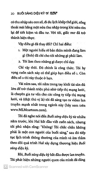Sách Buổi Sáng Diệu Kỳ Dành Cho Nhà Tiếp Thị Mạng Lưới