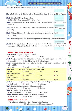Sách Em Muốn Thành Trạng Nguyên Nhỏ Tuổi (Lớp 4)