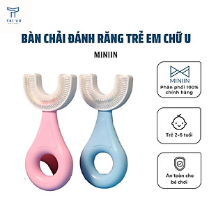 Bàn Chải Đánh Răng Silicon Hình Chữ U Cho Trẻ Em MINIIN - Cho Bé Từ 2 - 6 Tuổi