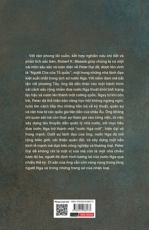 Sách - Peter Đại Đế - Sự trỗi dậy của Đế quốc Nga - Robert K. Massie