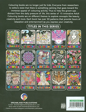 Dreamlike - Adults Colouring Book (Sách Tô Màu Dành Cho Người Lớn: Thơ Mộng)