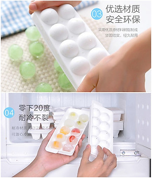 Combo 02 Khay làm đá đa dụng Kokubo viên hình cầu - Hàng nội địa Nhật