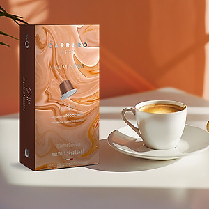 Cà phê viên nén Nespresso - Carraro Rich Flavor - Hộp 10 viên - Nhập khẩu chính hãng từ Ý