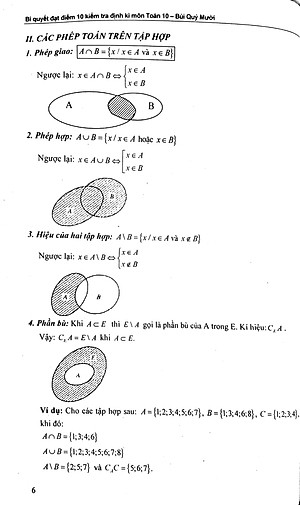 Sách Bí Quyết Đạt Điểm 10 Kiểm Tra Định Kì Môn Toán Lớp 10