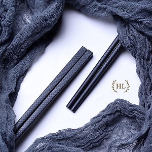 Bộ 10 đôi đũa ăn xuất Nhật cao cấp | SET 10 ĐÔI ĐŨA MÓNG TAY CHUẨN NHẬT KHÔNG CHÁY VÂN LÁ LIỄU CAO CẤP