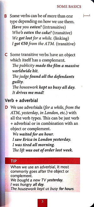 Sách Oxford Learner's Pocket Verbs And Tenses