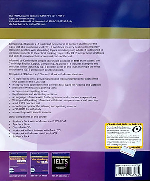 Complete IELTS B1 Student's Book with answer with CD-ROM