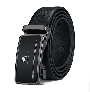 Thắt lưng nam da bò nguyên chất mặt khóa tự động hợp kim cao cấp