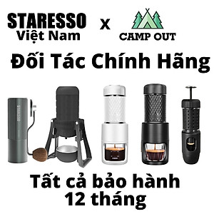Máy pha cà phê mini Staresso mirage bản mới Chính Hãng đồ du lịch dã ngoại cắm trại máy pha cafe espresso cầm tay mang theo xếp gọn dã ngoại bảo hành 1 năm campout A062