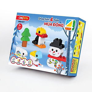 Đồ chơi Ghép Hình Duka 4 Mùa - Mùa Đông 24 Chi Tiết DK81077