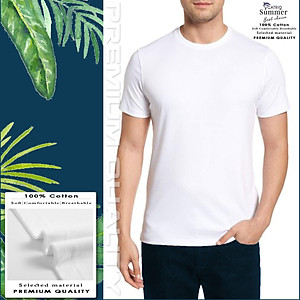 ÁO LÓT NGẮN TAY CATRIO là áo phông trắng, áo thun ngắn tay cho bố, ông, người trung tuổi, vải 100̀% cotton mặc lót bên trong áo sơ mi, mặc ở nhà, đi ngủ