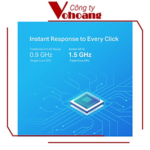 Router Wifi 6 băng tần 2,4/5Ghz TP-Link Archer AX10 - Hàng Chính Hãng