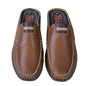 Dép bít mũi nam da bò thật HÀ NAM cao cấp GSB2045