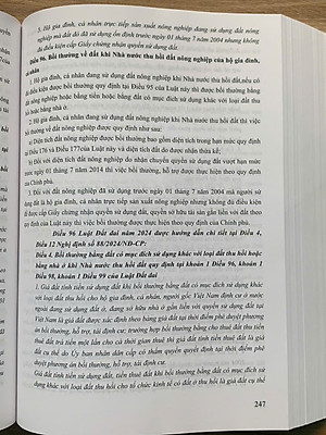 Chỉ dẫn áp dụng Luật Đất đai năm 2024