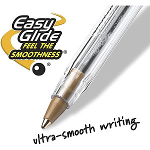 Bút bi Bút BIC Ngòi Siêu Êm Cristal Xtra Smooth Ball Point Pen, cỡ ngòi 1.0 mm, 1 cây màu xanh đỏ hoặc đen