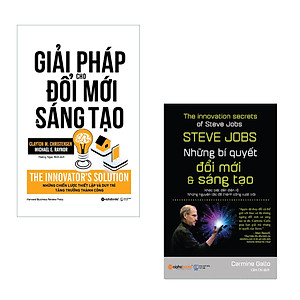 Combo Tự Tin Sáng Tạo: Giải Pháp Cho Đổi Mới Và Sáng Tạo + Steve Jobs-Những Bí Quyết Đổi Mới Và Sáng Tạo