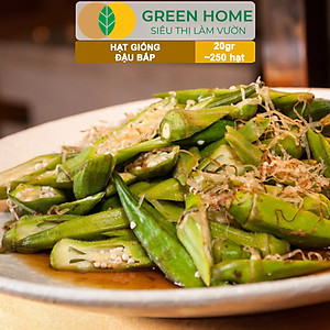 Hạt Giống Đậu Bắp Greenhome, Gói 10gr, Dễ Trồng Quanh Năm, Nảy Mầm Cao, Thu Hoạch Nhanh, Năng Suất Cao T06