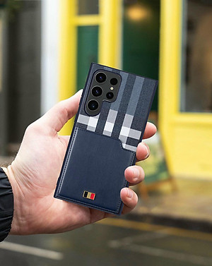 Ốp lưng cho Samsung Galaxy S24 Ultra , S25 Ultra da hiệu Mentor có khe đựng thẻ ATM - Hàng nhập khẩu