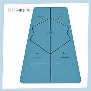 Thảm Tập Yoga Định Tuyến TPE 2 Lớp Cao Su Non Hàng Chính Hãng MINIIN + Bao Đựng Và Dây Buộc Thảm Tập Yoga - Rèn Luyện Sức Khoẻ