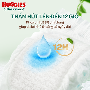 Tã/Bỉm quần Huggies Platinum NatureMade M58/L44/XL38/XXL26-Gói Super Jumbo & Jumbo