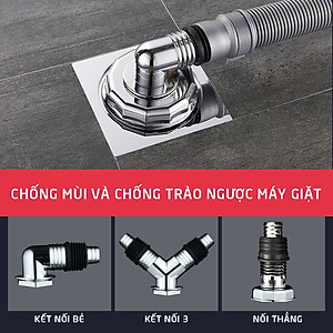 Bộ thoát nước máy giặt, thoát nước thải kiêm chống mùi hôi, ngăn côn trùng trào ngược MH3111