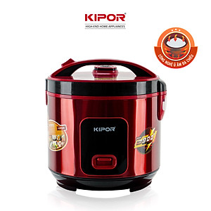 Nồi cơm điện KIPOR KP-N55918-1.8L-Lòng nồi niêu chống dính CERAMIC chống trầy xước dầy 3mm-Hàng chính hãng