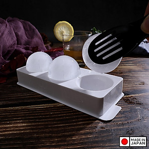 Combo 04 Khay làm đá đa dụng Kokubo viên hình cầu - Hàng nội địa Nhật
