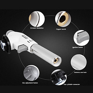 [Hàng Chính Hãng] Khò Ga Mini Flame Gun Japan 1300 Độ Bằng Đồng Nguyên Khối