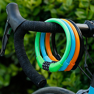 Khóa Dây Xe Đạp Bảo Hành 12 Tháng Khóa Cổng Chống Trộm Xe Máy Chống Cắt  Mật Mã 4 Số Lõi Thép Cao Cấp Cleacco Boro Sport