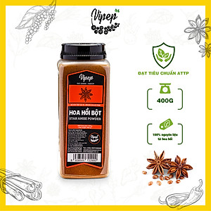 Hoa Hồi Bột Tự Nhiên Vipep Hũ Nhựa 400g