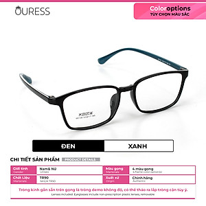 Gọng kính nhựa 68108 thời trang nam nữ siêu nhẹ siêu bền OURESS