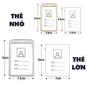 [Combo Dây+Thẻ] Dây đeo thẻ ID lanyard vỏ hợp kim kim loại đựng Kẹp thẻ tên thẻ tín dụng thẻ ngân hàng Legaxi