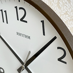 Đồng hồ Rhythm CMG619NR06- Kt 30.5 x 3.5cm, 630g, Vỏ nhựa. Dùng Pin.