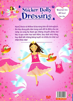 Sách Dán Hình Sáng Tạo Trang Phục Búp Bê - Những Nàng Tiên