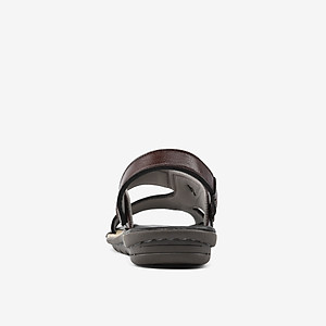 Giày Sandal nam Đông Hải quai ngang chất liệu da bò cao cấp đế  cao su chắc chắn - S1110