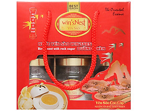 Nước Yến Sào win'sNest Đường Phèn (6 lọ x 70 ml/ Lốc)