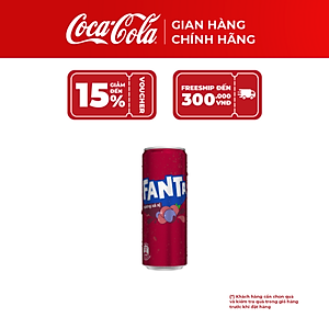 [SALE 11.11] Thùng 24 Lon Fanta Vị Xá xị 320ml – Nước Ngọt Có Gas, Giải Khát Ngay, Coca-Cola Official Store