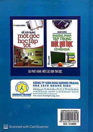 Sách Phương Pháp Tập Trung Một Giờ Học Có Hiệu Quả (Tái Bản)