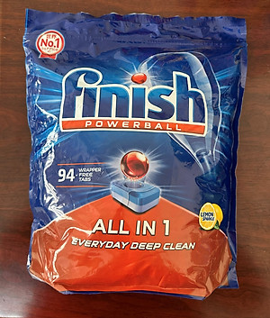 Túi 80 viên rửa chén Finish All In 1 Max Dishwasher Tablets QT025451