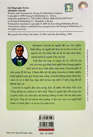 Danh Nhân Thế Giới: Lincoln (Tái Bản 2022)