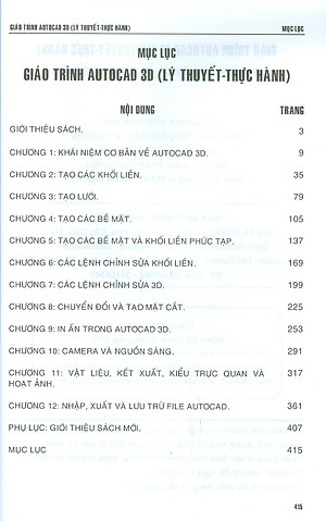 Giáo Trình Autocad 3D - Lý Thuyết & Thực Hành