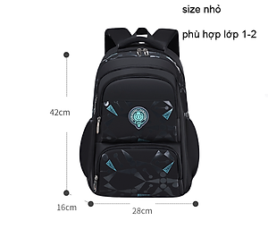 Balo học sinh cấp 1 và 2 siêu nhẹ chống gù chống nước cao cấp phong cách nhật bản