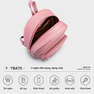 Balo Yuumy ( Thời trang nữ tiện lợi cỡ trung - Balo da Seasand YBA70 )