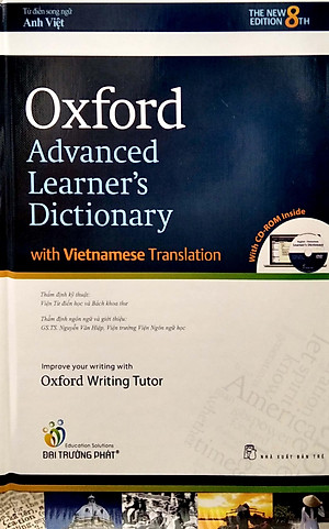 Sách Oxford Advanced Learner's Dictionary 8th Edition (With Vietnamese Translation) and CD - ROM (Hardback)